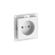 Розетка AtlasDesign 16А без заземл. без шторок быстрозажим. клем. механизм бел. SE ATN000141S