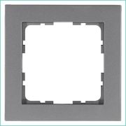 Рамка 1-м G-Classic алюм. Jasmart G1001S