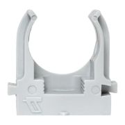 Держатель для труб (клипса) d20мм для монтажного пистолета сер. (уп.100шт) Plast EKF derjp-z-20