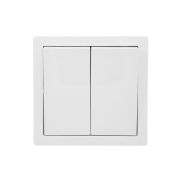 Выключатель 2-клав. LETO бел. LEZARD 752-0200-101