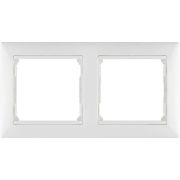 Рамка 2-м Valena горизонт. бел. IEK 774452