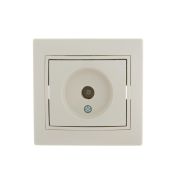 Розетка телевизионная оконечная TV СП Mira крем./крем. LEZARD 701-0303-130