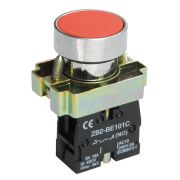 Кнопка LAY5-BA42 1НЗ без подсветки красн. KARAT IEK BBT61-BA-K04