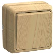 Выключатель 1-кл. ОП Октава 10А IP20 ВС20-1-0-ОС сосна GENERICA EVO10-K03-10-DC