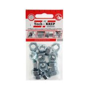 Гайка шестигранная М10 DIN 934 цинк. (пакет) (уп.18шт) Tech-Krep/Zitar 103027