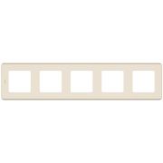 Рамка 5-м Inspiria сл. кость IEK 673971